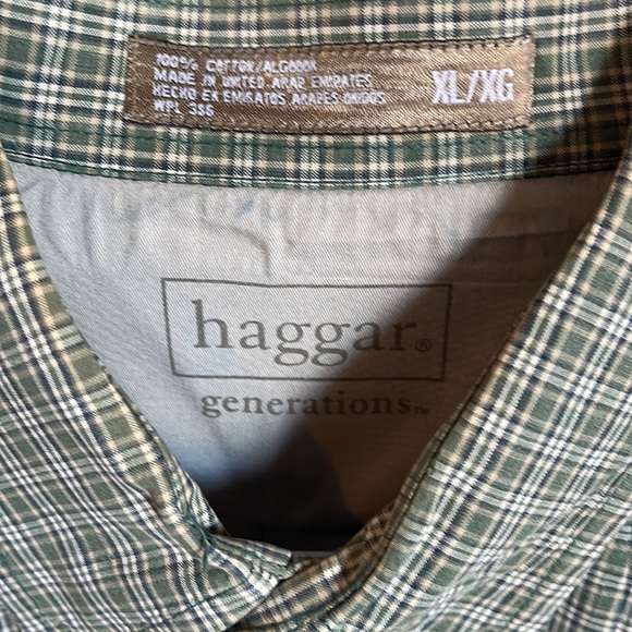 Haggar Generations long sleeve mens button down XL - Picture 3 of 3